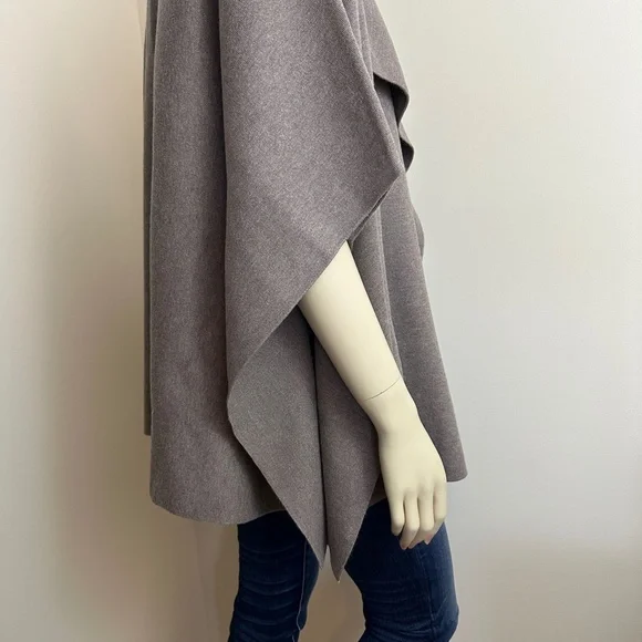 MASSIMO DUTTI taupe brown oversized cardigan - Picture 7 of 13